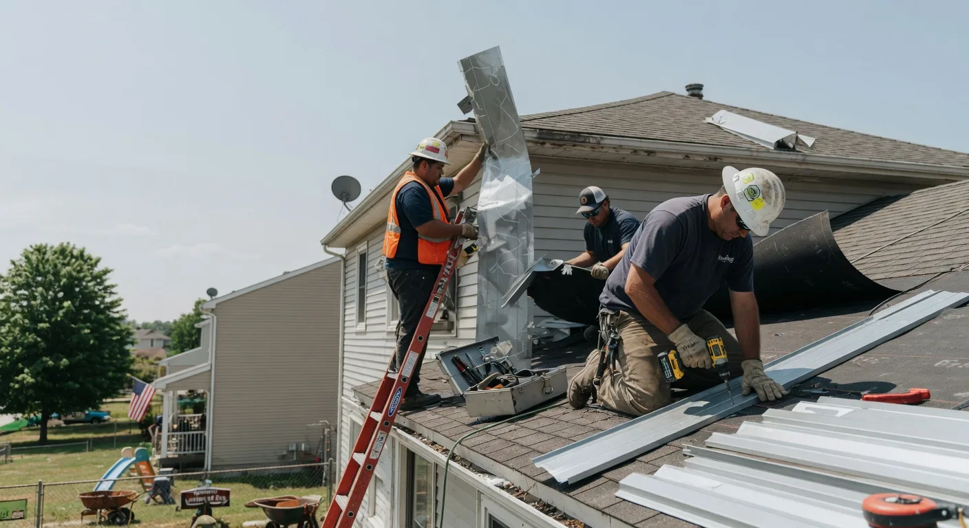 Storm Damage Metal Roof Repair in Juntura, OR